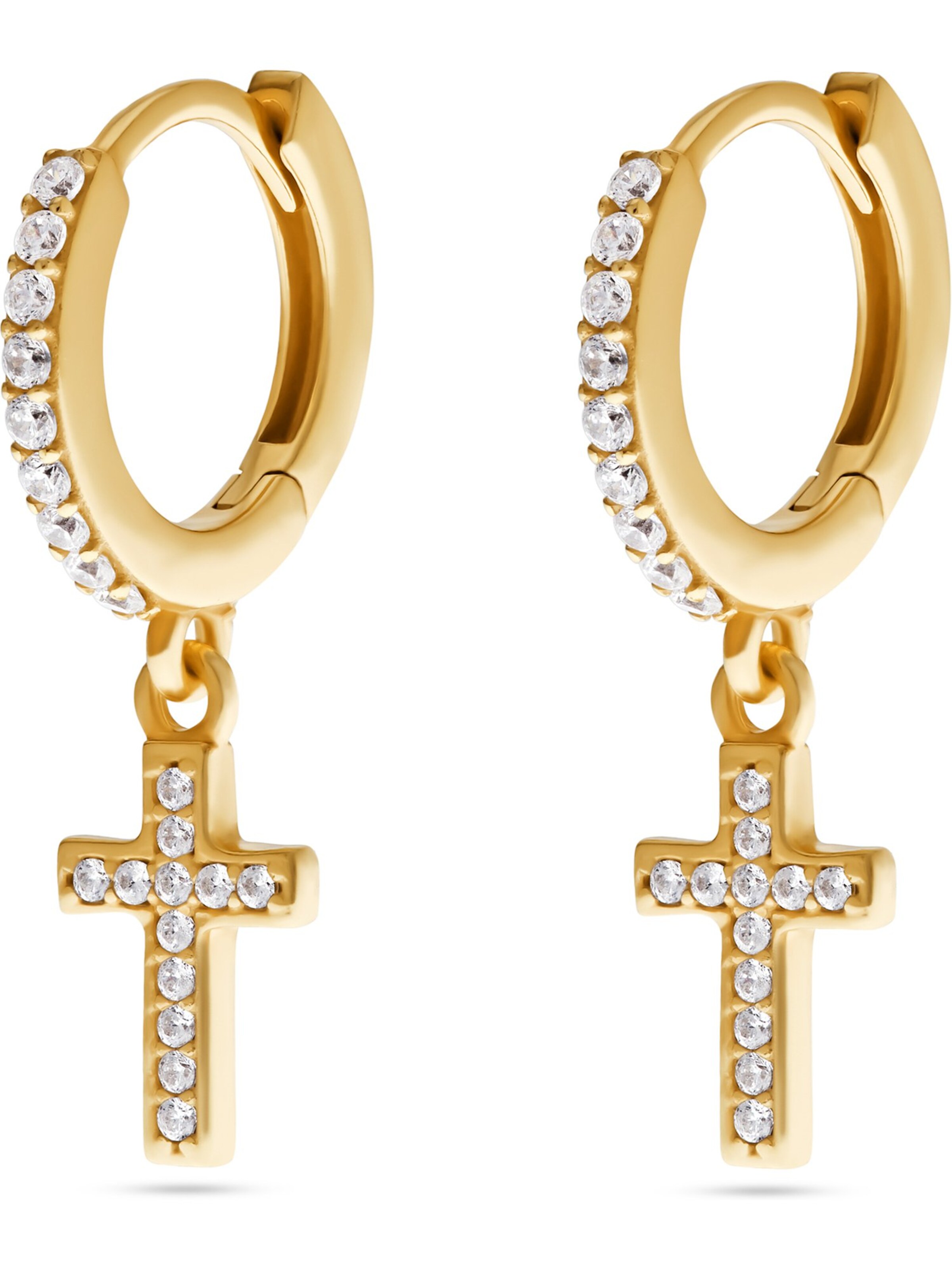 CHRIST Ohrringe in Gold: Vorderseite