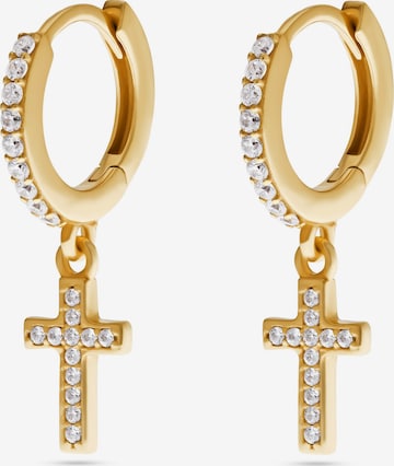 CHRIST Earrings in Gold: front