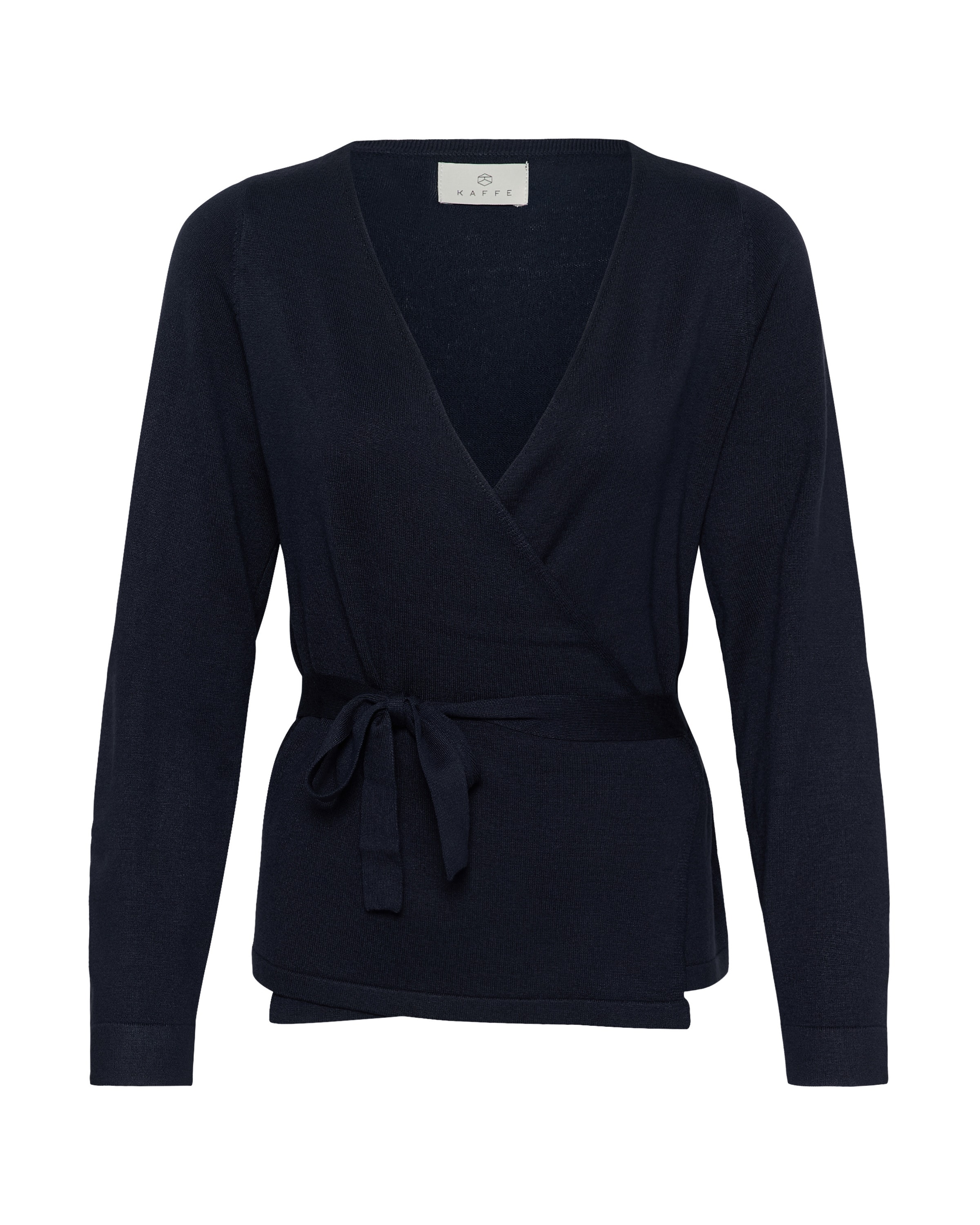 Kaffe Gebreid vest 'KALizza' in Blauw: voorkant