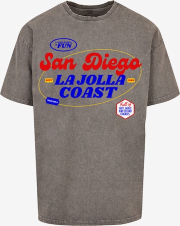 T-Shirt F4NT4STIC en gris : devant