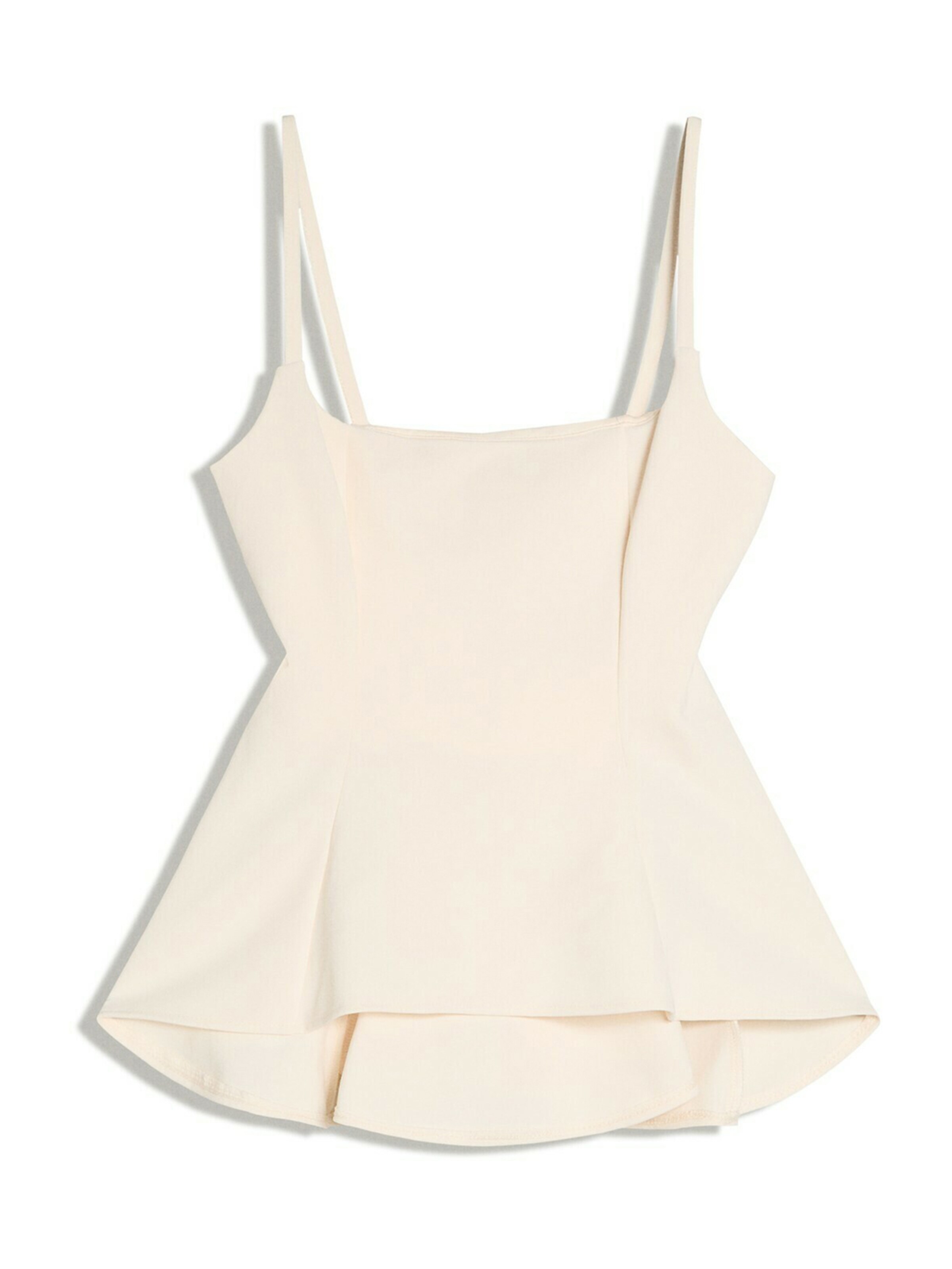 Bershka Top in XS in creme, Produktansicht