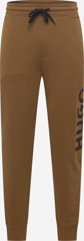 Pantalon 'Dutschi' HUGO en marron : devant