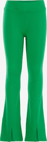 Flared Pantaloni di WE Fashion in verde: frontale