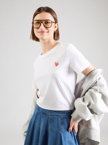 QS Tričko – bílá: přední strana