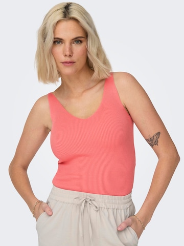 JDY Knitted Top 'NANNA' in Pink: front