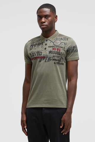 CAMP DAVID Shirt in Green: front