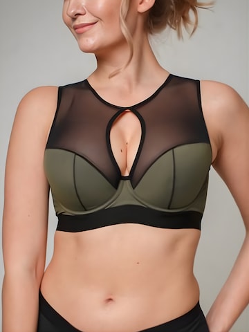 Bustier Soutien-gorge de sport MILENKA en vert