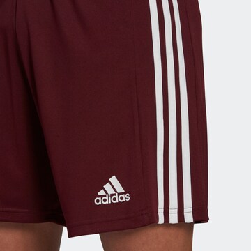 Regular Pantalon de sport 'Squadra 21' ADIDAS SPORTSWEAR en rouge