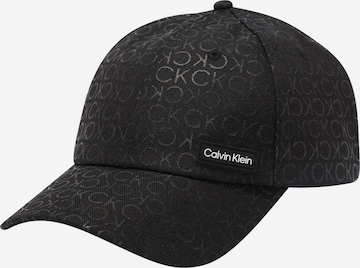 Calvin Klein - Boné em preto: frente