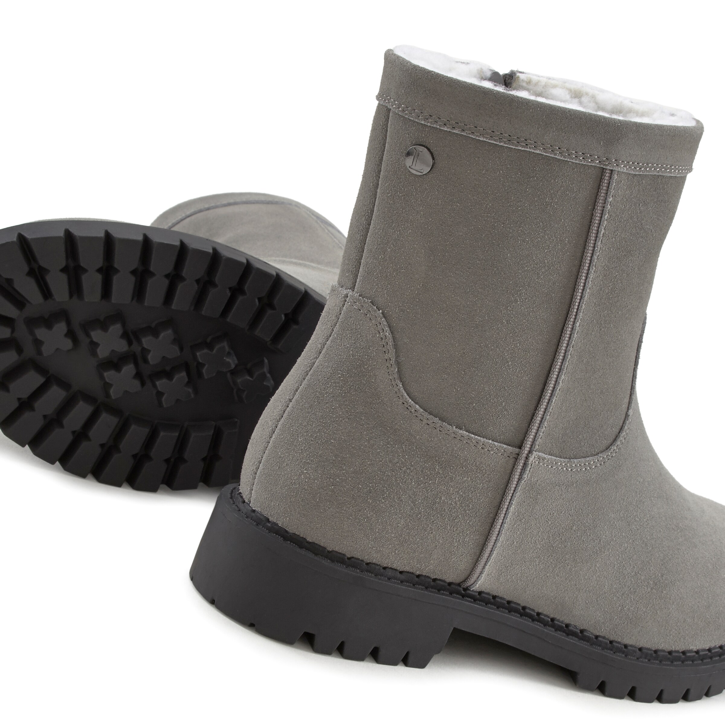 LASCANA Kozačky – šedá