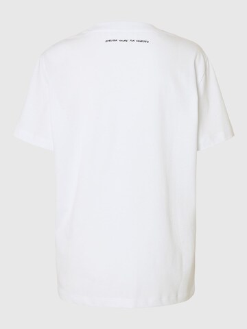 Maglietta di SELECTED in bianco