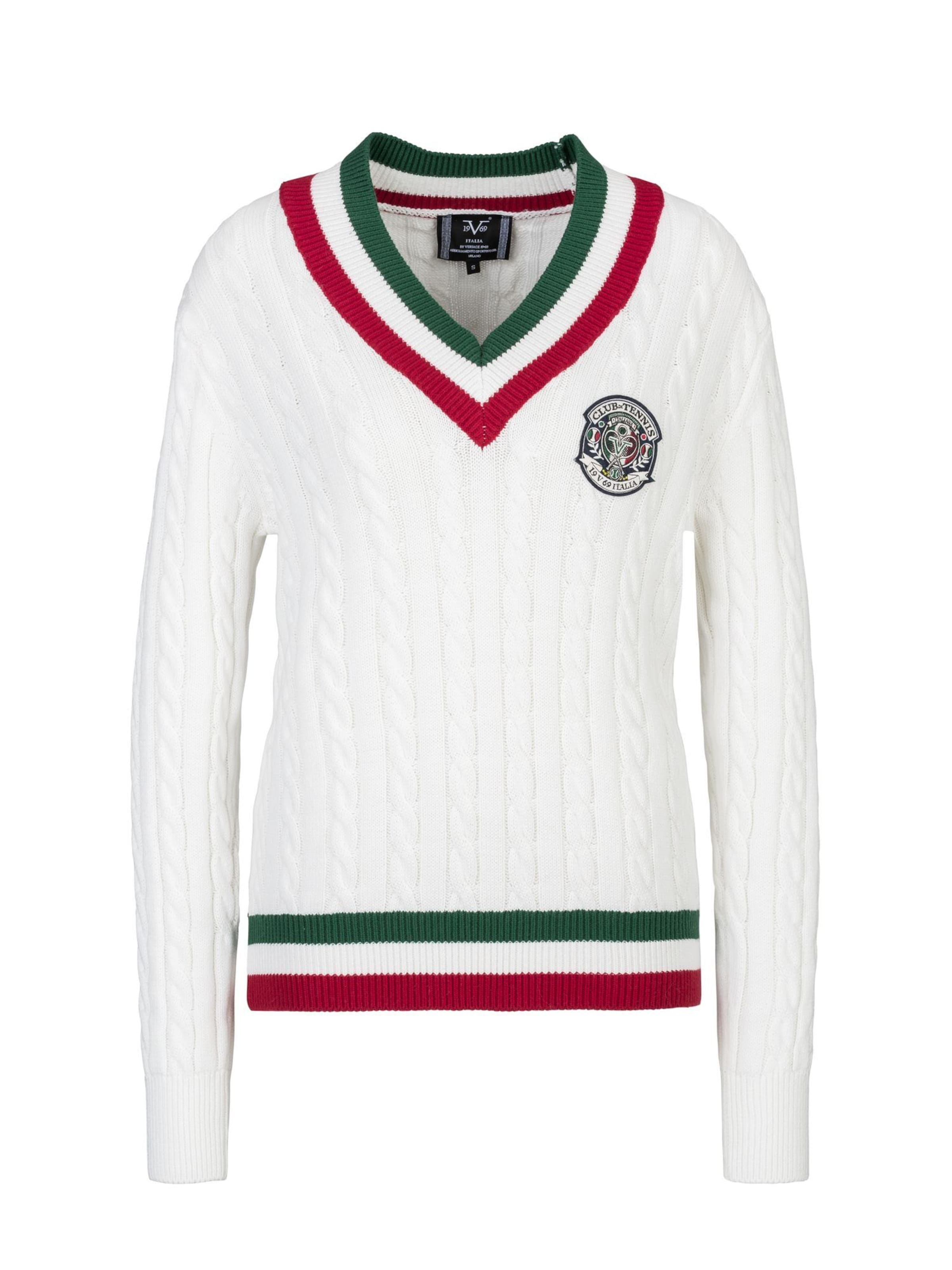 19V69 ITALIA Svetr 'Marisa' – bílá: přední strana