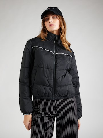 Veste mi-saison Tommy Jeans en noir : devant