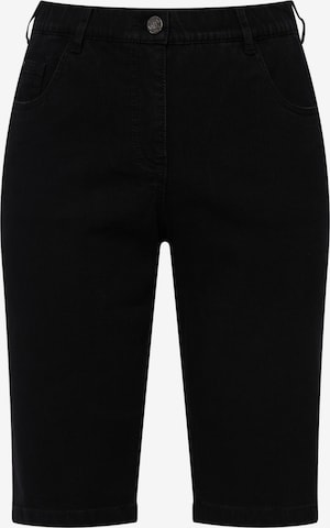 Ulla Popken Slim fit Jeans in Black: front