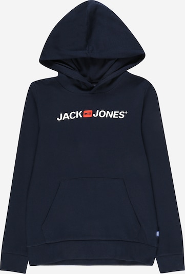 Jack & Jones Junior Sweat en bleu marine / rouge / blanc, Vue avec produit