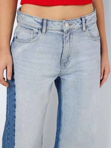 Noisy may Wide leg Jeans 'RINNA' in Blauw