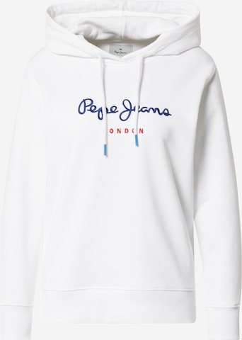 Pepe Jeans Sweatshirt 'CALISTA' in White: front