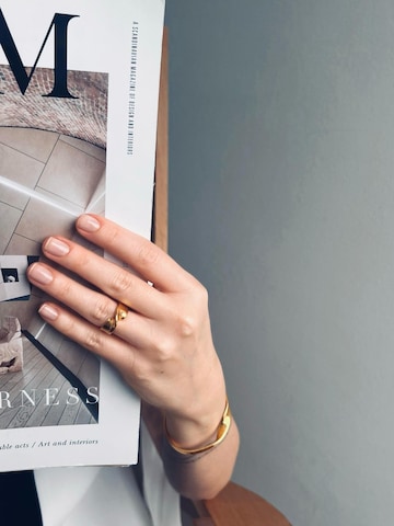 Bague 'Golden Arc Ring' Les Reines en or