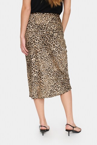 SAINT TROPEZ Nederdel i beige