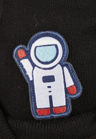 Mister Tee Beanie 'NASA Embroidery' in Black