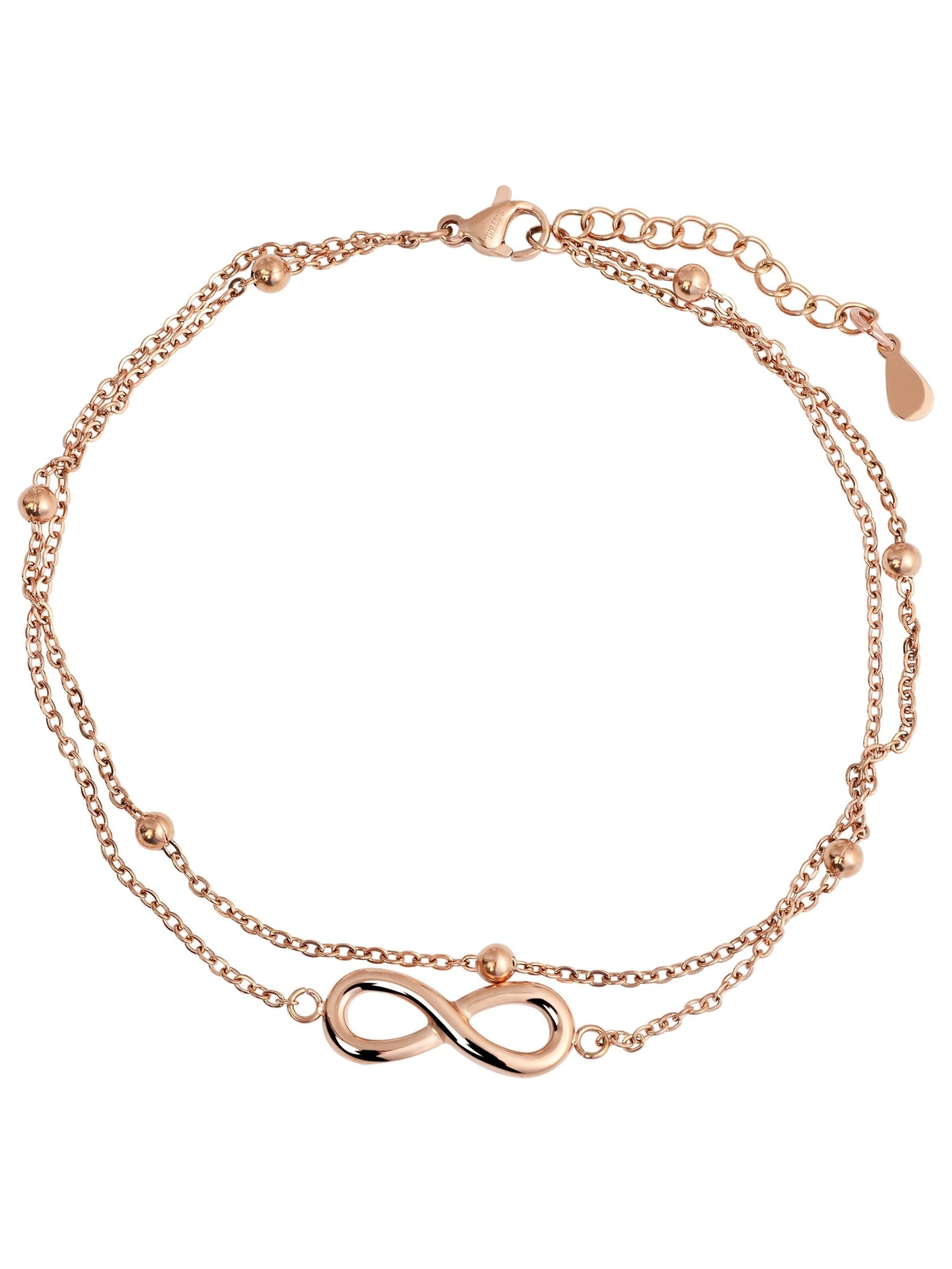 Akzent Fußschmuck 'Irena, langlebig'‌‌‌‌‌‌‌ in Gold: Vorderseite