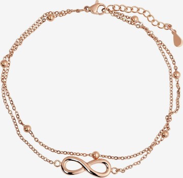 Akzent Fußschmuck 'Irena, langlebig' in Gold: Vorderseite