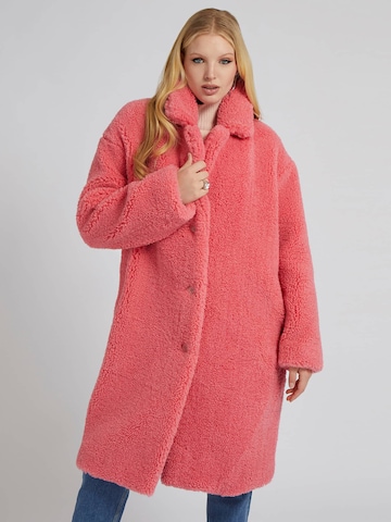 GUESS Between-Seasons Coat in Pink: front