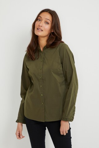 CULTURE Blouse 'antoinett ' in Green: front