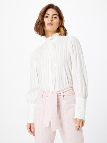 Designers Remix Blouse 'Iris' in White: front