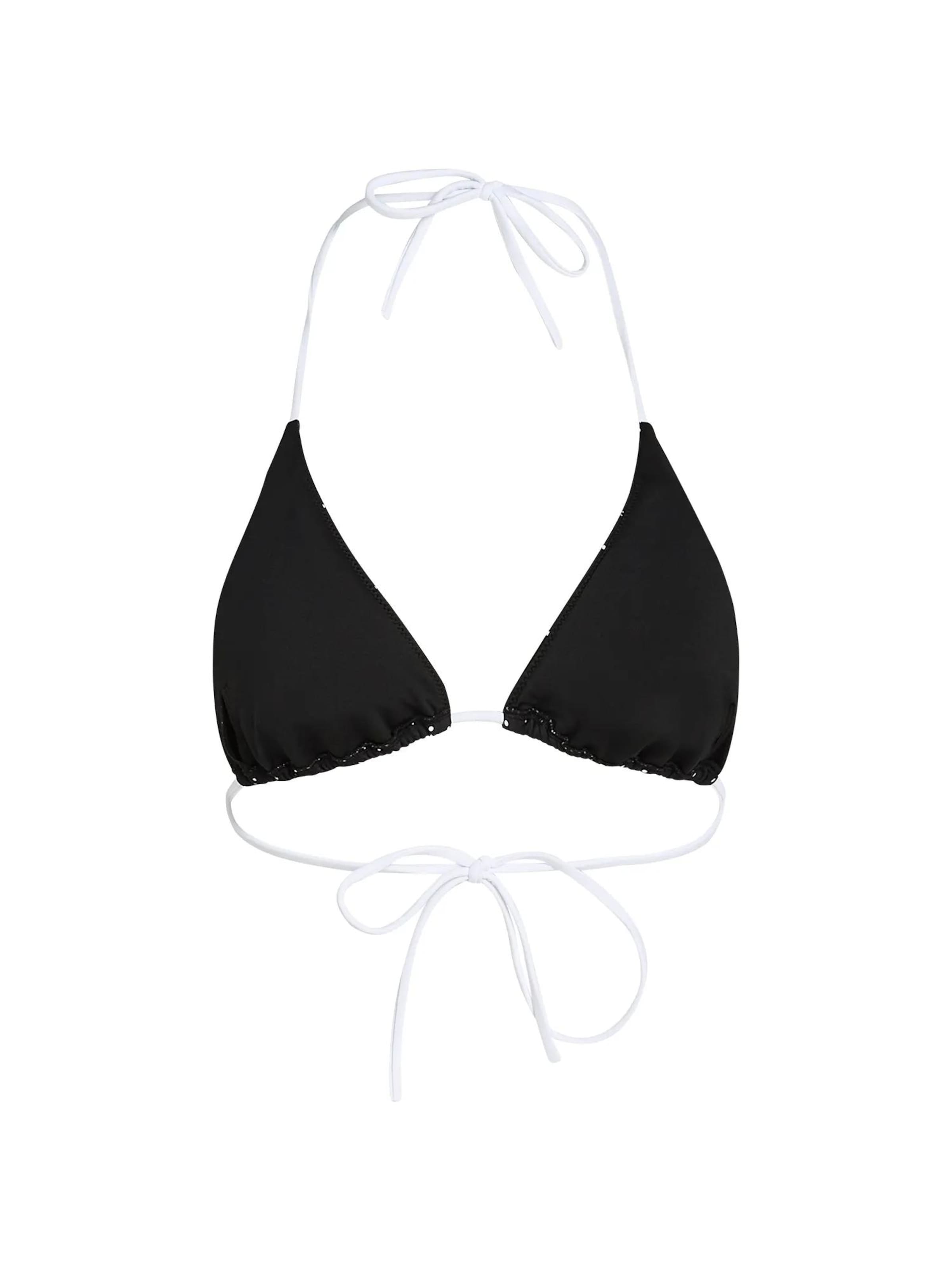 Triangolo Top per bikini di Karl Lagerfeld in nero
