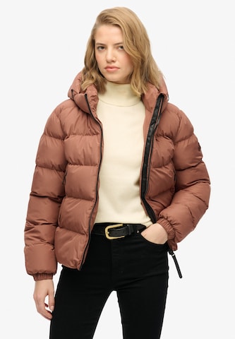 Superdry & Co Between-Season Jacket in Brown