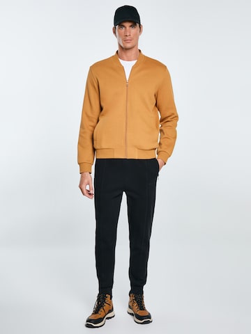 BIG STAR Sweatvest 'WLADORB' in Bruin