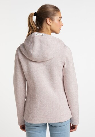 Schmuddelwedda Fleece jas in Roze