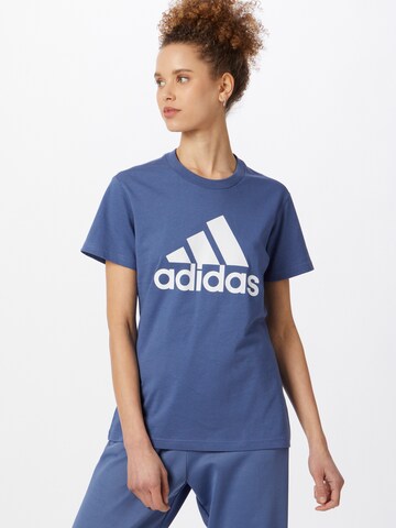 ADIDAS SPORTSWEAR Toiminnallinen paita 'Essentials' värissä sininen: edessä