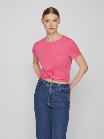 VILA Μπλουζάκι σε ροζ