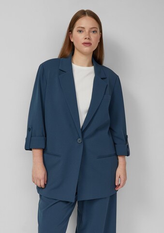 Blazer QS en bleu : devant
