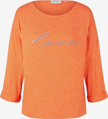 TOM TAILOR Shirt in Orange: predná strana