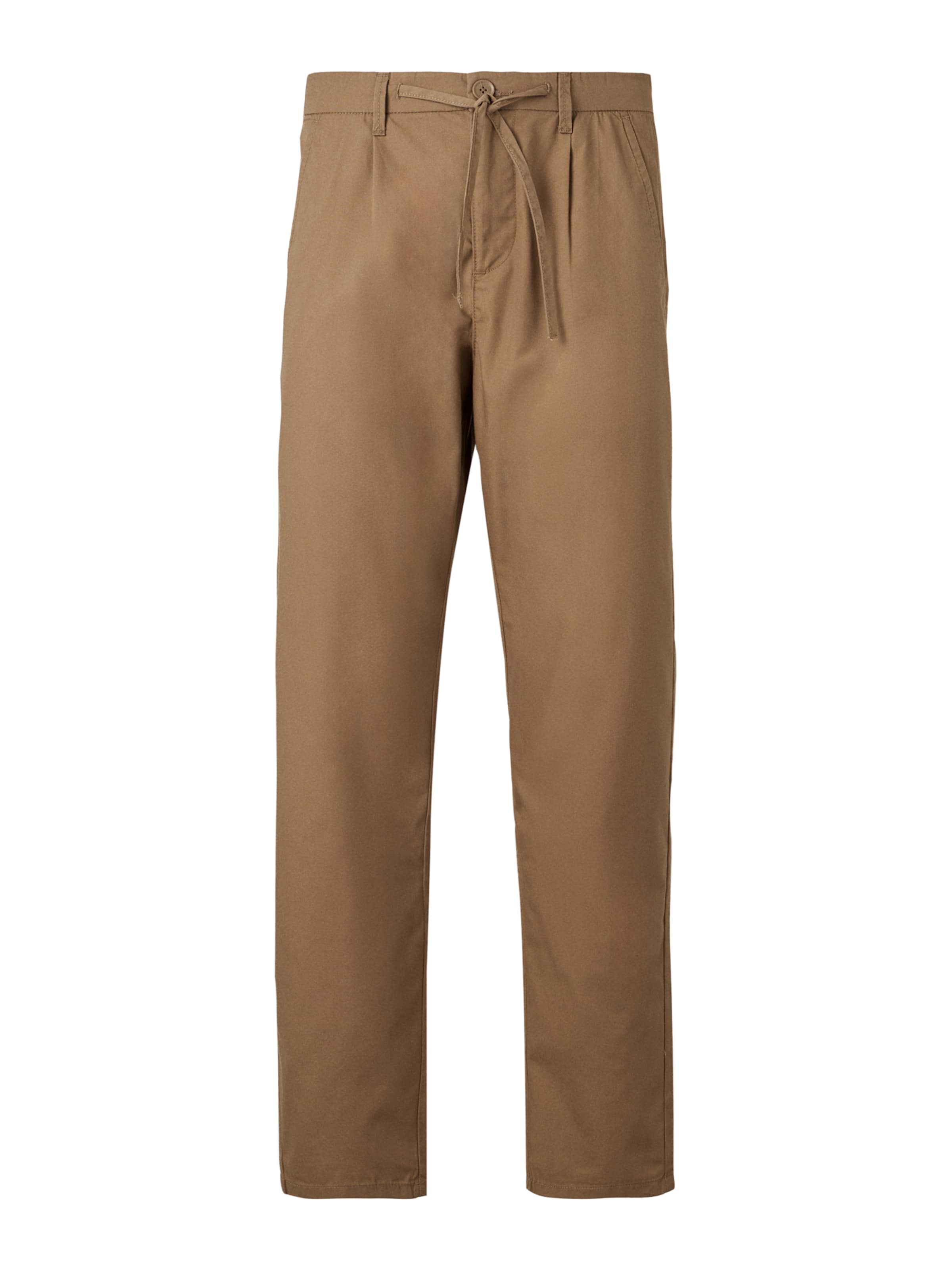 Effilé Pantalon à pince 'ONSTURINO' Only & Sons en marron : devant
