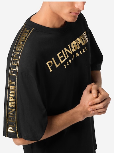 Plein Sport Shirt in de kleur Goudgeel / Zwart, Productweergave