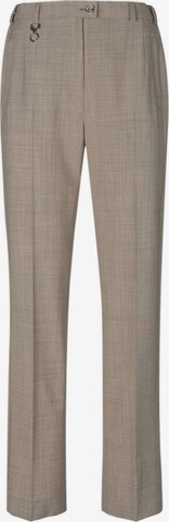 Goldner Regular Bandplooibroek in Beige: voorkant