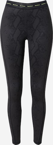 Coupe slim Pantalon de sport Juicy Couture Sport en noir : devant