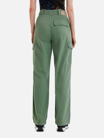 Desigual Regular Cargo Pants 'Sedal' in Green