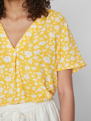 VILA - Blusa 'CELINA' em amarelo