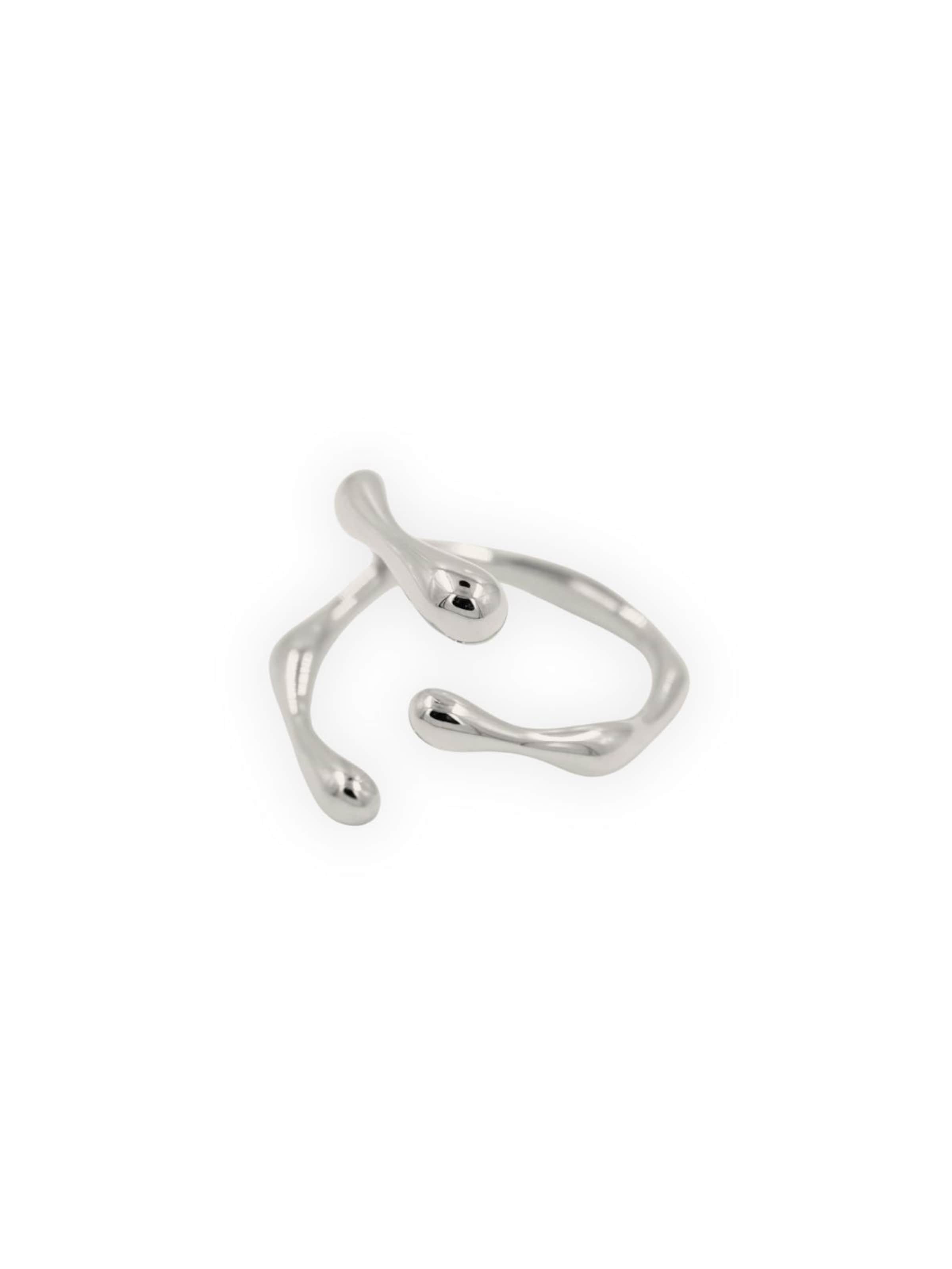 Fräulein Wunder Ring 'Ring Bones Edelstahl'‌‌‌‌‌‌‌‌‌ in Silber