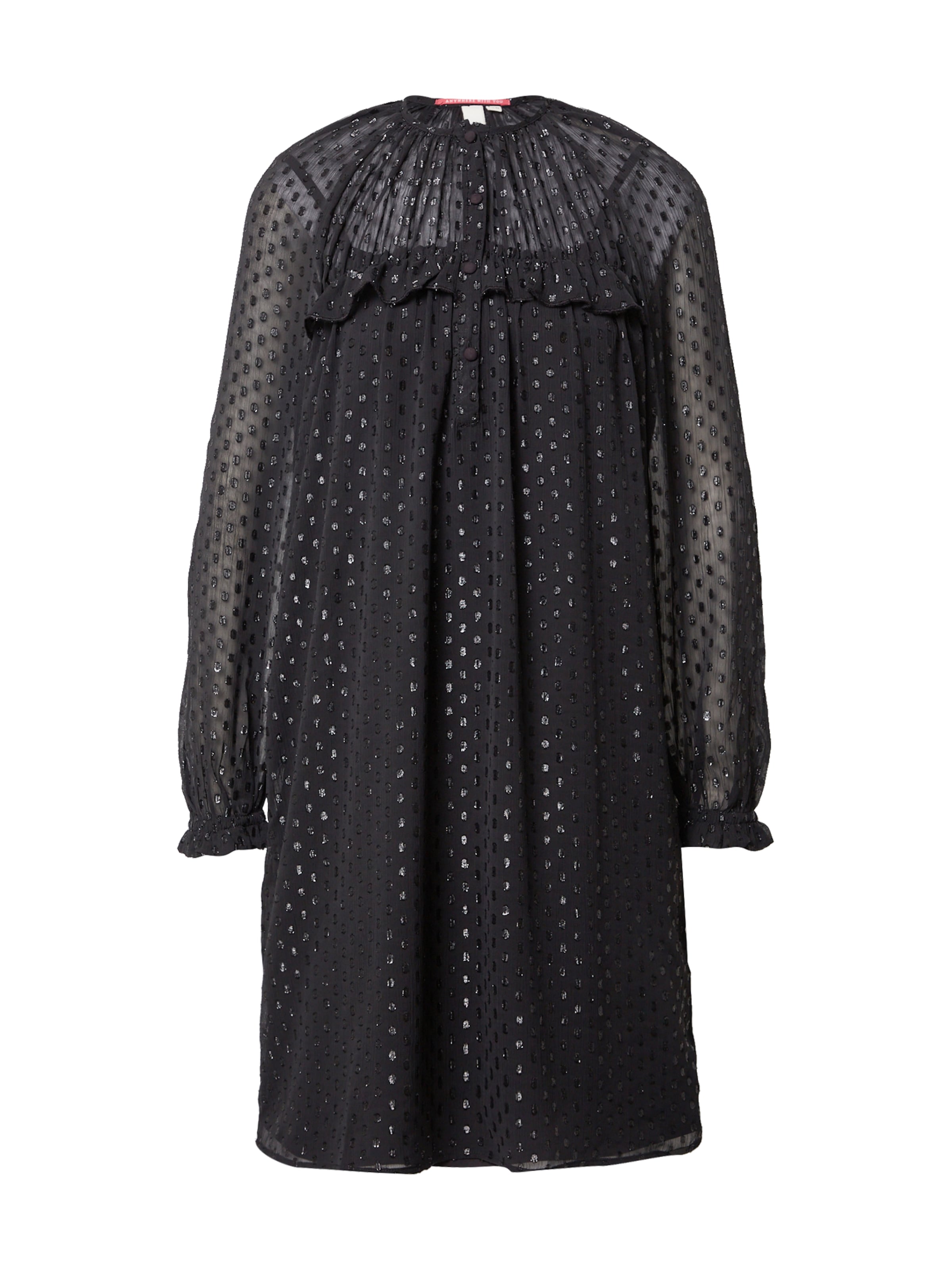 Frauen Große Größen QS by s.Oliver Kleid in Schwarz - BT07011 Frauen Große Größen QS by s.Oliver Kleid in Schwarz - BT07011