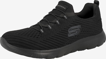 SKECHERS Slip-Ons 'Summits' in Black: front