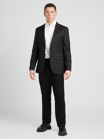 Regular fit Giacca business da completo di TOPMAN in nero