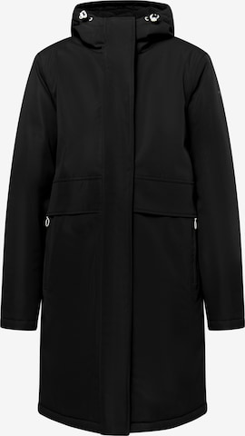 Manteau fonctionnel 'Boundry' DreiMaster Maritim en noir : devant