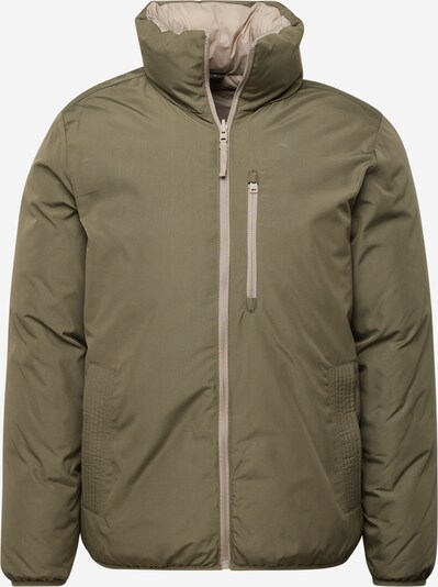 HOLLISTER Зимняя куртка в Светло-серый / Оливково-зеленый, Обзор товара