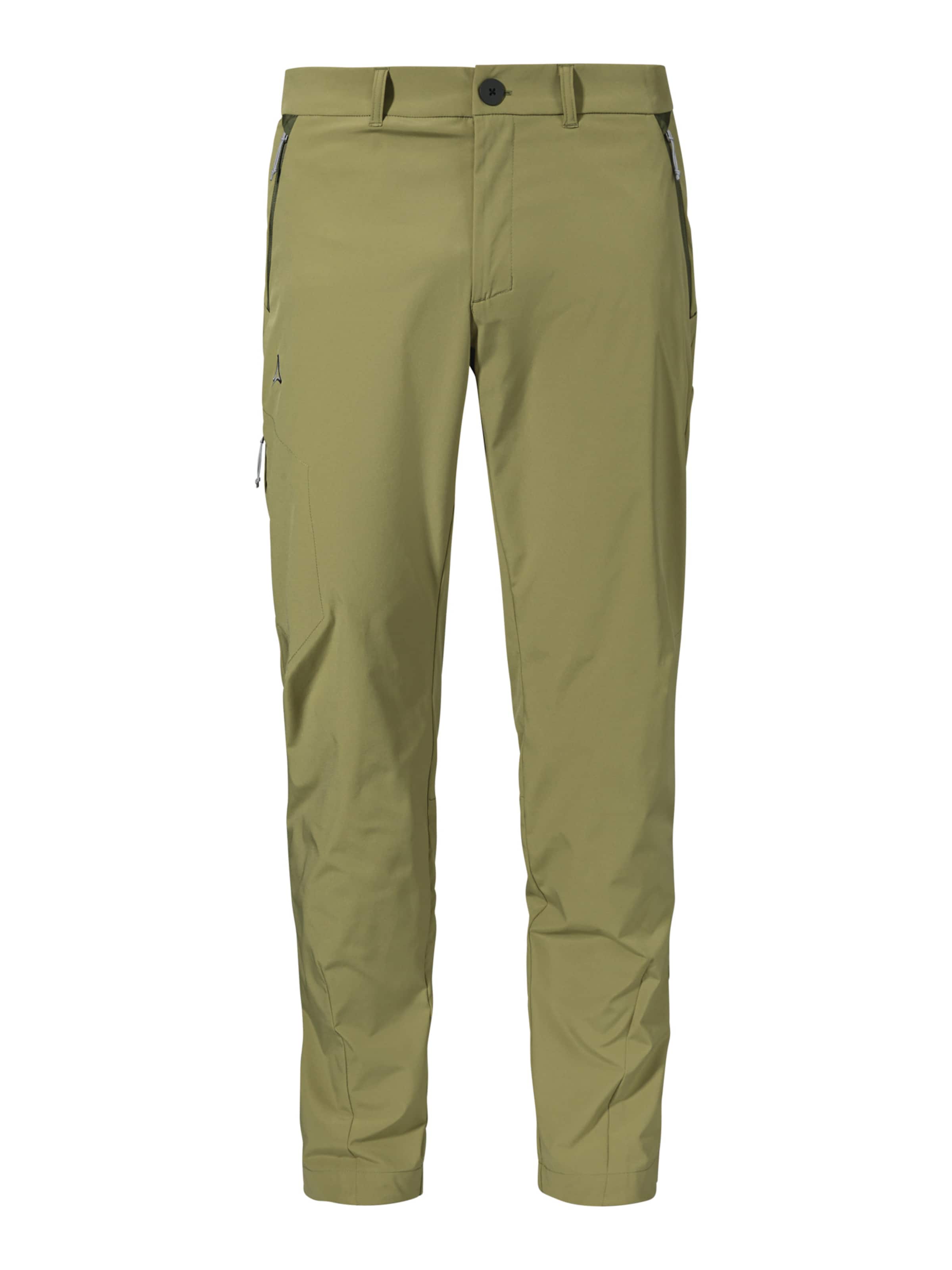 Regular Pantalon outdoor ' Hiking CIRC Pants Style Smue MNS ' Schöffel en vert : devant